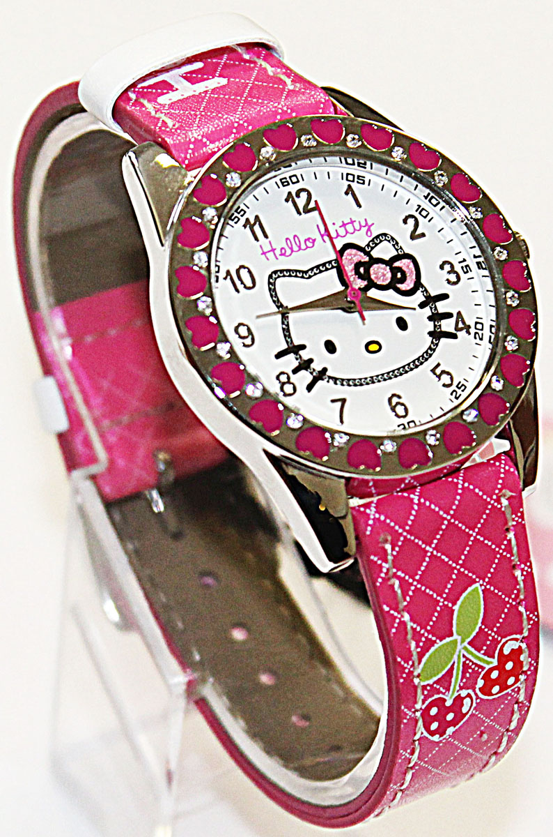 Часы наручные аналоговые Hello Kitty, цвет: розовый. 41227