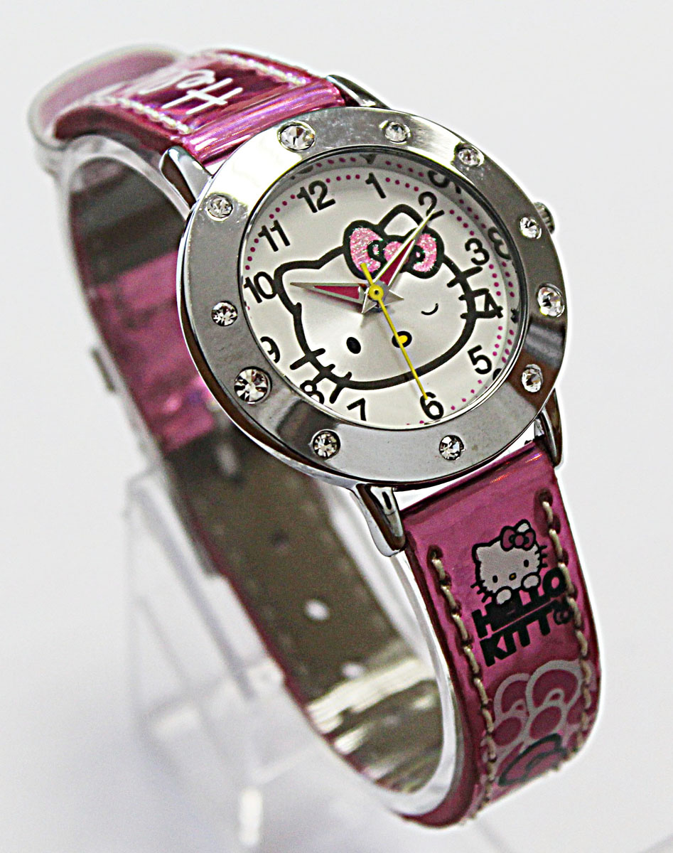 Часы наручные аналоговые Hello Kitty, цвет: розовый. 41235