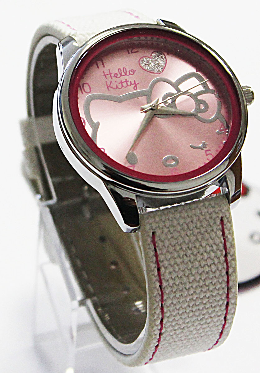 Часы наручные аналоговые Hello Kitty, цвет: серый. 41249