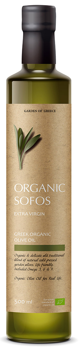Sofos Organic Extra Virgin масло оливковое нерафинированное, 500 мл (Греция)0601813032450007 Sofos Organic Extra Virgin масло оливковое нерафинированное, 500 мл (Греция)0601813032450007Масло Organic Sofos (Греция): бесподобный аромат и оригинальный вкус! Масло сделано из зрелых оливок, правильно выращенных на лучших плантациях Греции. Первый холодный отжим дарит маслу терпкий аромат и тонкий вкус с нотками специй. Продукт успешно используется в кулинарии и косметологии. Organic Sofos (Греция) дарит новые ощущения настоящей жизни! Для удовольствия, бодрости, благополучия! Оливковое масло Organic Sofos – премиальный продукт по цене обычного.Полезный, привлекательный! Нужный!