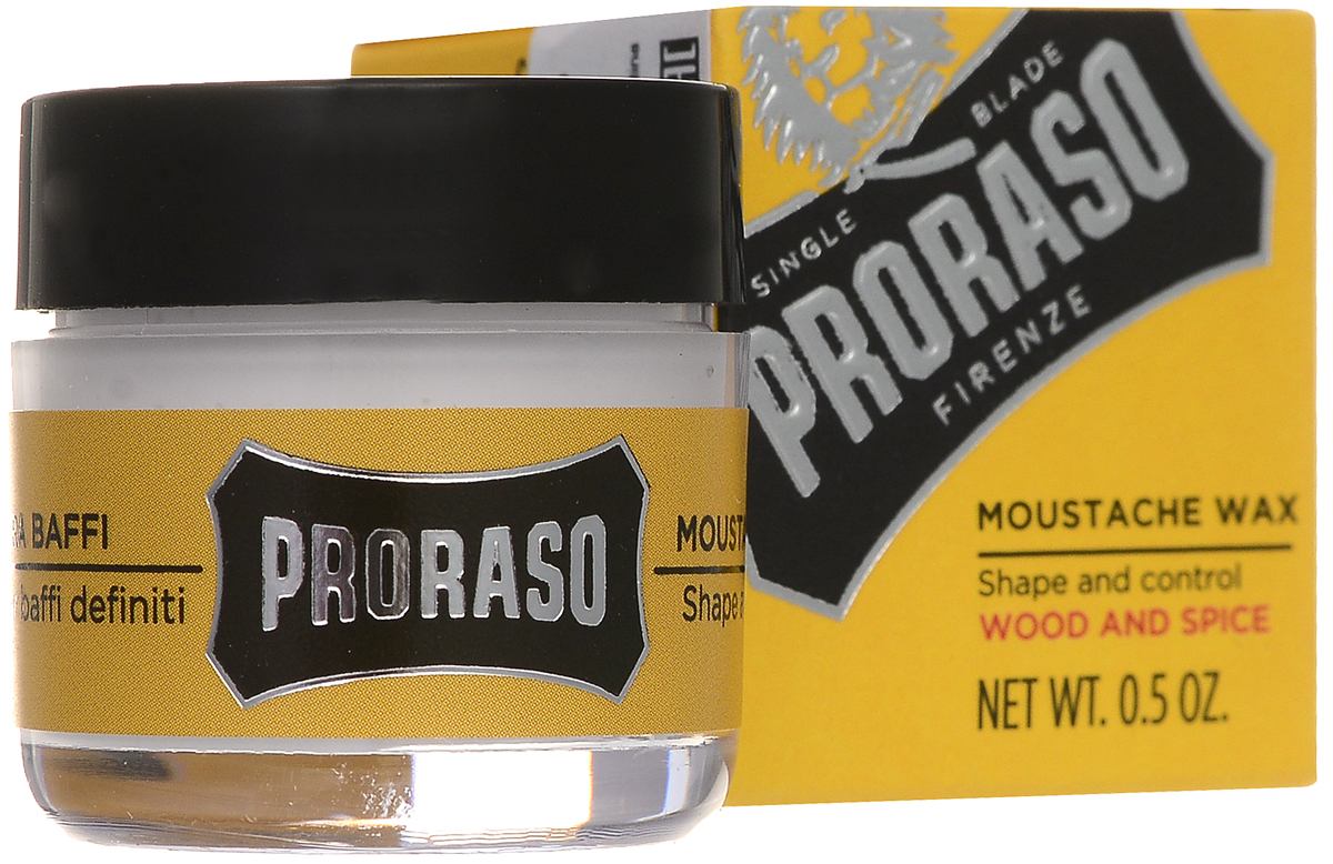 PRORASO Воск для усов Wood and Spice 15 мл proraso wood and spice cream крем для бритья 275 мл