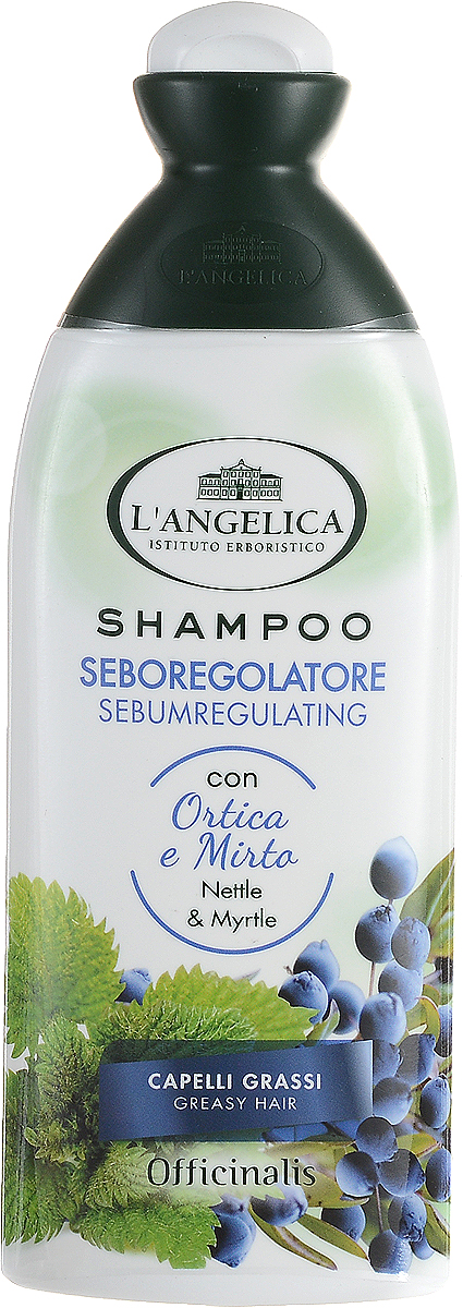 Langelica (0874) Шампунь себорегулирующий для жирных волос, 250 мл535-3-09801 Langelica (0874) Шампунь себорегулирующий для жирных волос, 250 мл535-3-09801LANGELICA OFFICINALIS. Шампунь себорегулирующий для жирных волос с экстрактами крапивы и мирта.Институт Erboristico LAngelica разработал новую лечебную линию натуральных продуктов по уходу за волосами. Лечебные шампуни обогащены экстрактами средиземноморских трав.Лечебный себорегулирующий шампунь разработан для жирных волос. Экстракты крапивы и мирта обладают вяжущим и очищающим действием.