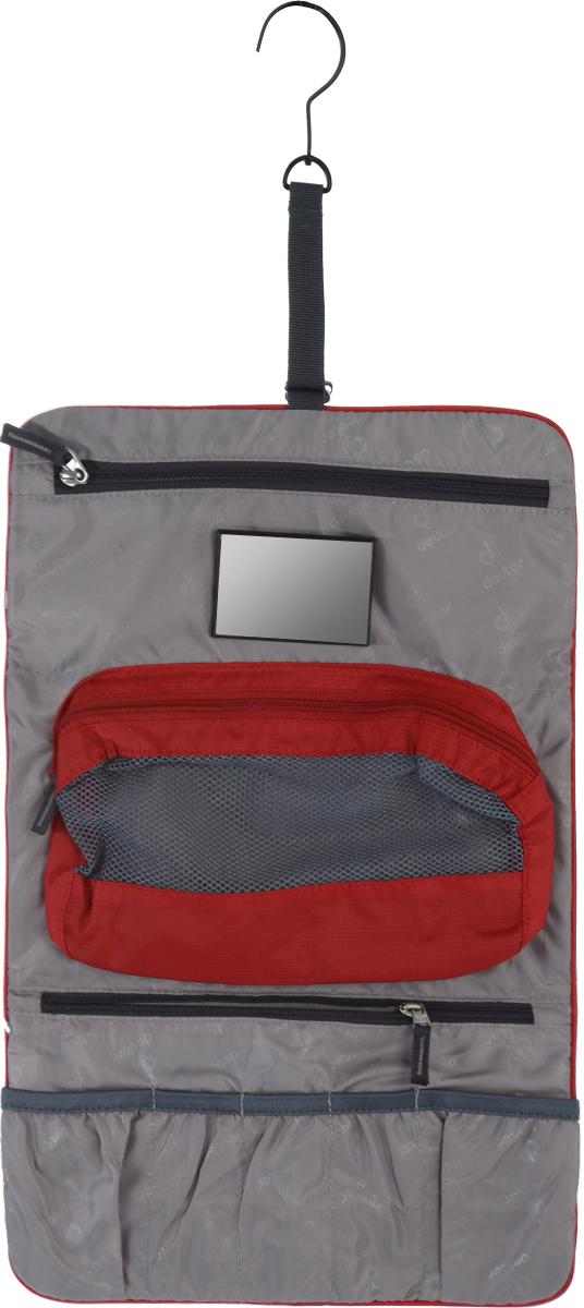 Косметичка Deuter "Wash Bag II", цвет: фиолетовый, красный