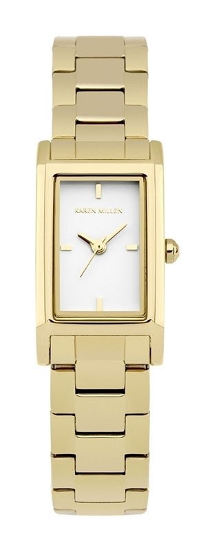 Наручные часы женские Karen Millen, цвет: золотой. KM114GM