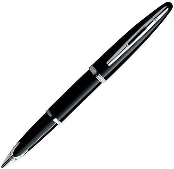 Waterman Ручка перьевая Carene Black Sea St синяя корпус черный серебро