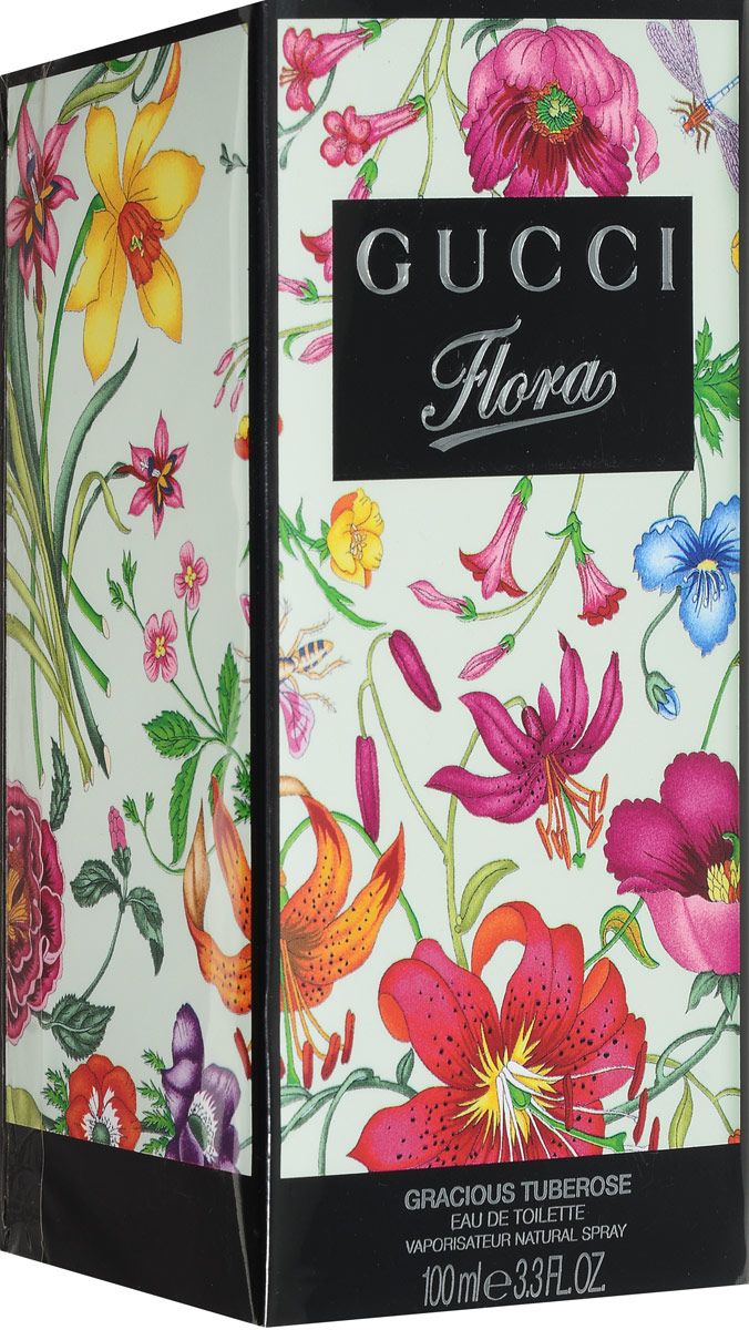 Gucci Туалетная вода Flora Gracious Tuberose, 100 мл0737052522661 Gucci Туалетная вода Flora Gracious Tuberose, 100 мл0737052522661Данная композиция представляет опьяняющий аромат туберозы. Она обязательно понравится тем женщинам, которые предпочитают белые цветы. В продаже парфюм появился в 2012 году. Композиция больше подходит для использования в вечернее время. Сам цветок тубероза является ночным. Его насыщенный запах сделает роскошным ваш образ очаровательной леди. Вы станете настоящей королевой ночи.Верхняя нота: Листья Фиалки Персик.Средняя нота: Тубероза.Шлейф: Цитрус Белый кедр.Аромат создан вокруг цветка соблазна и дерзости - туберозы.Дневной и вечерний аромат.