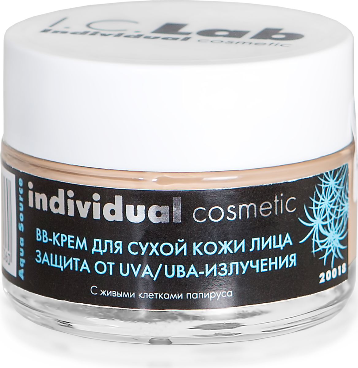 I.C.Lab Individual cosmetic BB-крем для сухой кожи лица с живыми клетками папируса, 50 мл.20018 I.C.Lab Individual cosmetic BB-крем для сухой кожи лица с живыми клетками папируса, 50 мл.20018Действует как основа под макияж, адаптируется под цвет кожи, выравнивая ее поверхность и тон, маскируя дефекты. Имеет свойство защиты от солнечных лучей UVA и UBA, активно увлажняет и питает.