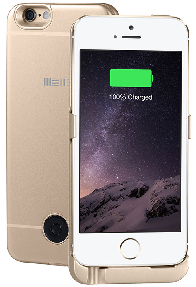Interstep чехол-аккумулятор для Apple iPhone 5/5s/SE, Gold (2200 мАч)