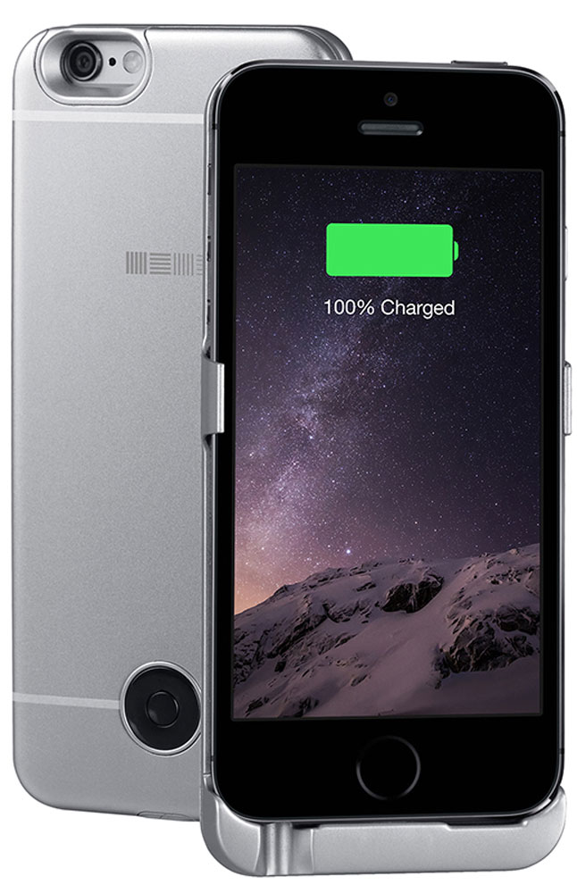 Interstep чехол-аккумулятор для Apple iPhone 5/5s/SE, Gray (2200 мАч)