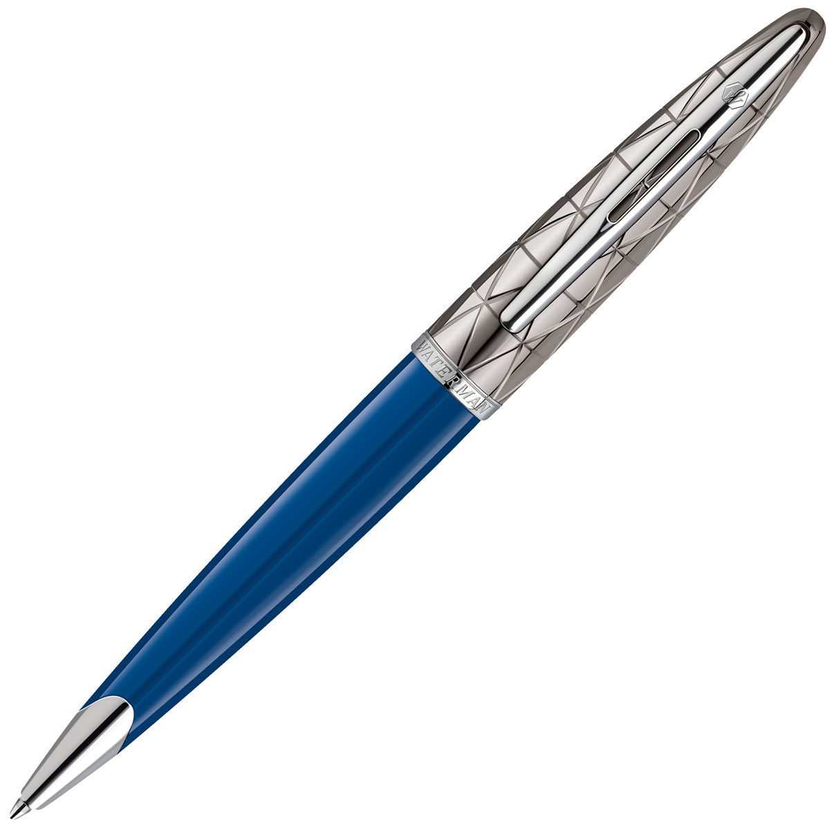 Waterman Ручка шариковая Carene Contemporary Blue CT синяя корпус синийWAT-1904571 Waterman Ручка шариковая Carene Contemporary Blue CT синяя корпус синийWAT-1904571Материал корпуса: ЛатуньПокрытие корпуса: ЛакМатериал отделки деталей корпуса: ПалладийСпособ подачи стержня: поворотный механизм