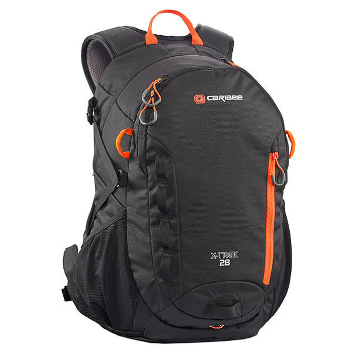 Рюкзак городской Caribee X-Trek, цвет: черный, 28 л6382 Рюкзак городской Caribee X-Trek, цвет: черный, 28 л6382Универсальный городской рюкзак Caribee X-Trek подходит для выезда на природу. Имеет два объемных внутренних отделения, мягкие регулируемые лямки анатомической формы. Вентилируемая, мягкая спинка рюкзака обеспечивает комфорт. В переднем кармане расположен удобный органайзер. Два боковых кармана для мелочей или воды. Дополнительный плоский карман на передней панели рюкзака. Ручка для переноски. Компрессионная система и фиксирующий нагрудный ремень для плотной посадки рюкзака на спине. Передний потайной карман на молнии. Можно вставить фонарик для езды на велосипеде в темноте.Внутри есть карман для Camelbag (сумка пластиковая для воды) с выводом ее трубки наружу. Совместимость с питьевой системой позволяет значительно облегчить жизнь туристам и спортсменам, которые могут пить воду посредством длинной силиконовой трубки, не занимая рук флягами и бутылками.Материал рюкзака устойчив к разрывам, истиранию, попаданию влаги, хорошо чистится.Объем: 28 л.Размер: 48 х 30 х 22 см.