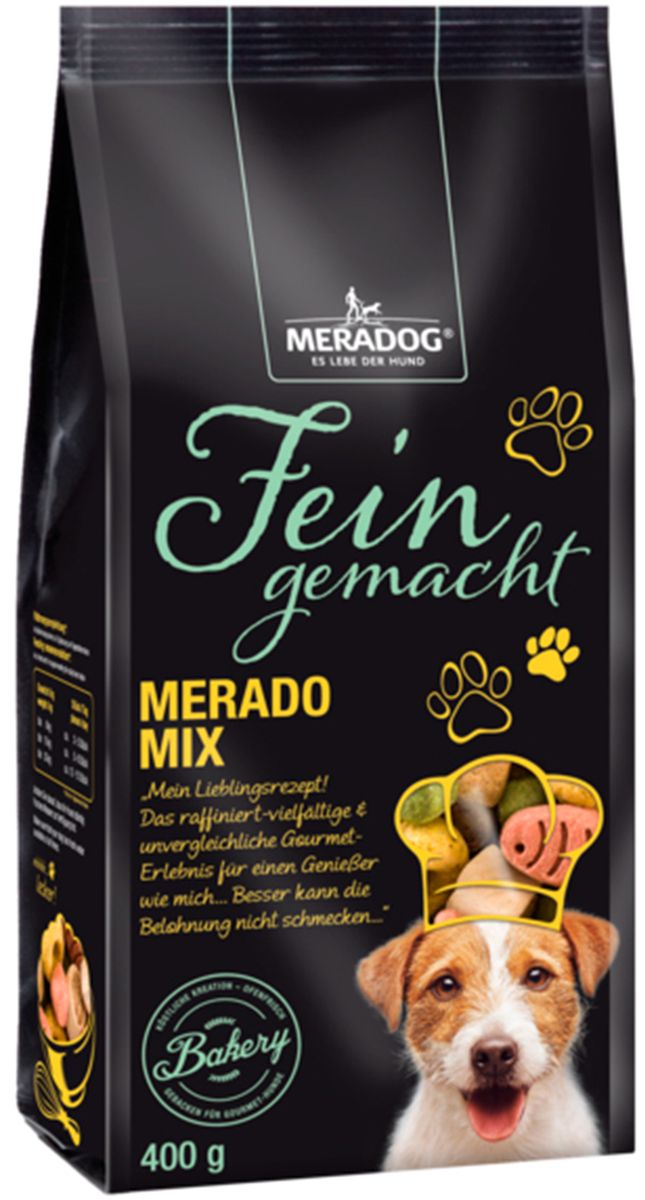Лакомство для собак Meradog Merado-Mix, 400 г47474 Лакомство для собак Meradog Merado-Mix, 400 г47474Лакомства Meradog - это восхитительное хрустящее печенье, которое не оставит равнодушным ни одну собаку. Лакомства Meradog всегда помогут сделать вашего питомца счастливым, а особый вкус и аромат обязательно доставят ему море удовольствия, и он попросит еще. Лакомства идеально подойдут в качестве угощения и для дрессировки. Воспитание и дрессировка с вкусняшками Meradog приведут вас к цели быстрее, чем вы думаете.Лакомства для собак Meradog - это:- Полезные добавки к основному питанию.- Витамины и минералы, способствующие восстановлению баланса питательных веществ и укреплению здоровья собаки.- Отличная профилактика образования зубного камня и заболеваний полости рта.Побалуйте свою собаку - подарите ей заботу с Meradog.Состав: злаки, мясо и субпродукты животного происхождения, продукты растительного происхождения, масла и жиры, минералы, овощи, сахар.Товар сертифицирован.