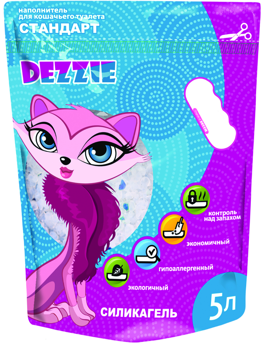 Наполнитель для кошачьего туалета Dezzie Стандарт, силикагелевый, 5 л5639000 Наполнитель для кошачьего туалета Dezzie Стандарт, силикагелевый, 5 л5639000Силикагелевый наполнитель Dezzie Стандарт для кошачьего туалета содержит белые гранулы с синими кристаллами, которые обязательно подчеркнут свежесть и чистоту дома.Кристаллическая форма гранул позволяет минимизировать разбрасывание.Состав: силикагель. Товар сертифицирован.