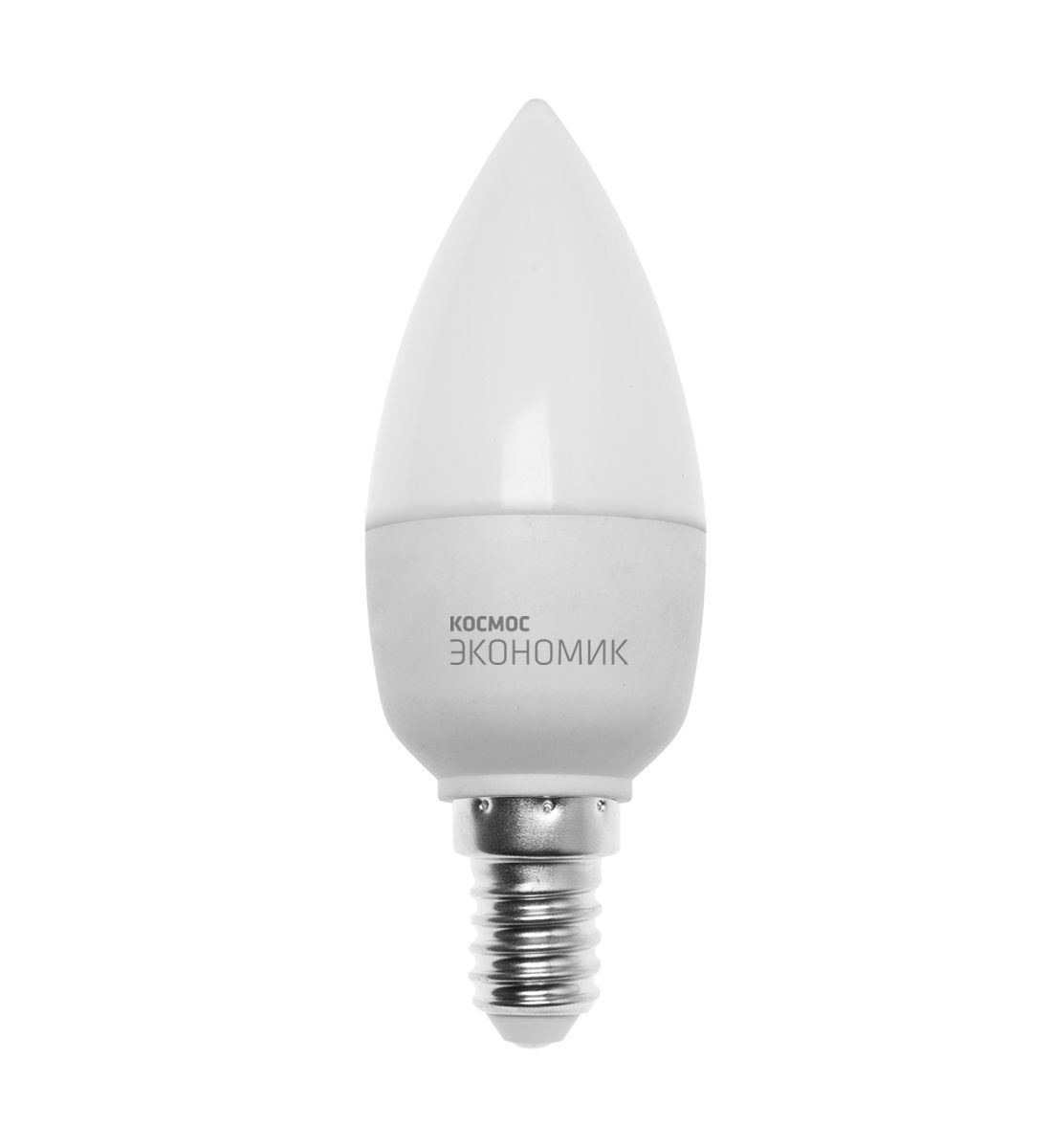 Лампа светодиодная Космос Свеча, 220V, теплый свет, цоколь Е14, 7.5WLkecLED7.5wCNE1430 Лампа светодиодная Космос Свеча, 220V, теплый свет, цоколь Е14, 7.5WLkecLED7.5wCNE1430Декоративная светодиодная лампа Свеча является аналогом лампы накаливания 60 Вт. В основе лампы используются чипы от мирового лидера Epistar- что обеспечивает надежную и стабильную работу в течение всего срока службы (25 000 часов). До 90% экономии энергии по сравнению с обычной лампой накаливания (сопоставимы по размеру). Стабильный световой поток в течение всего срока службы; экологическая безопасность (не содержит ртути и тяжелых металлов). Мягкое и равномерное распределение света повышает зрительный комфорт и снижает утомляемость глаз. Благодаря высокому индексу цветопередачи свет лампы комфортен и передает естественные цвета и оттенки. Инструкция по эксплуатации и гарантийный талон - в комплекте.