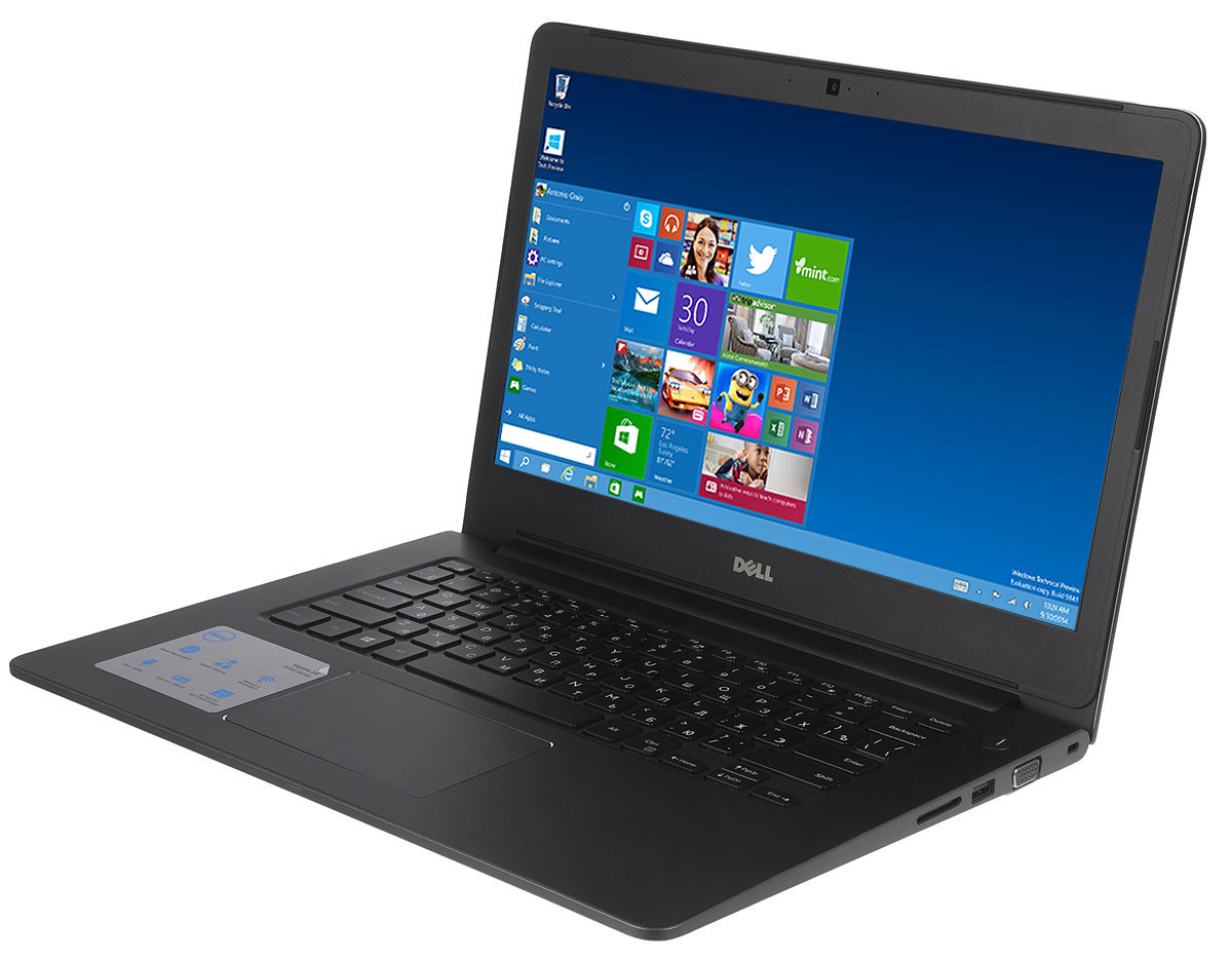 Dell Vostro 5468-9944, Grey5468-9944 Dell Vostro 5468-9944, Grey5468-994414-дюймовый ноутбук Dell Vostro 5468 с процессором Intel Core i5 позволит вам в любое время сразу приступить к работе.Этот супертонкий ноутбук не только невероятно прочный, но и обладает стильным внешним видом. Красота Vostro 5468 - в деталях. Если вас завалило электронной почтой, высококачественная полноразмерная резиновая клавиатура и мультисенсорная панель с распознаванием жестов помогут вам легко и быстро ответить на любое письмо. Тонкий и легкий. Толщина устройства - всего 18,3 мм, а вес составляет всего лишь 1,53 кг. Компактный и изящный ноутбук Vostro 5468 можно легко положить в сумку и взять с собой куда угодно. Стереосистема формата 2.1 с поддержкой Waves MaxxAudio обеспечивает высокую четкость звука при воспроизведении музыки, просмотре видео и участии в конференциях. Vostro 5468 поддерживает аудиорешения Waves MaxxAudio, которые повышают качество звучания двух встроенных динамиков и сабвуфера.Легкость общения. Общайтесь с коллегами, родственниками и друзьями с помощью веб-камеры высокой четкости (720p) и встроенных микрофонов.Простота подключения. Подключайте устройства через разъем HDMI и три порта USB 3.0. Функция PowerShare позволяет заряжать внешние устройства через порт USB, даже когда ноутбук выключен.Быстрая передача данных. Встроенный порт Ethernet и устройство считывания карт памяти SD позволяют быстро и легко переносить рабочие файлы между различными устройствами.Точные характеристики зависят от модификации.Ноутбук сертифицирован EAC и имеет русифицированную клавиатуру и Руководство пользователя.