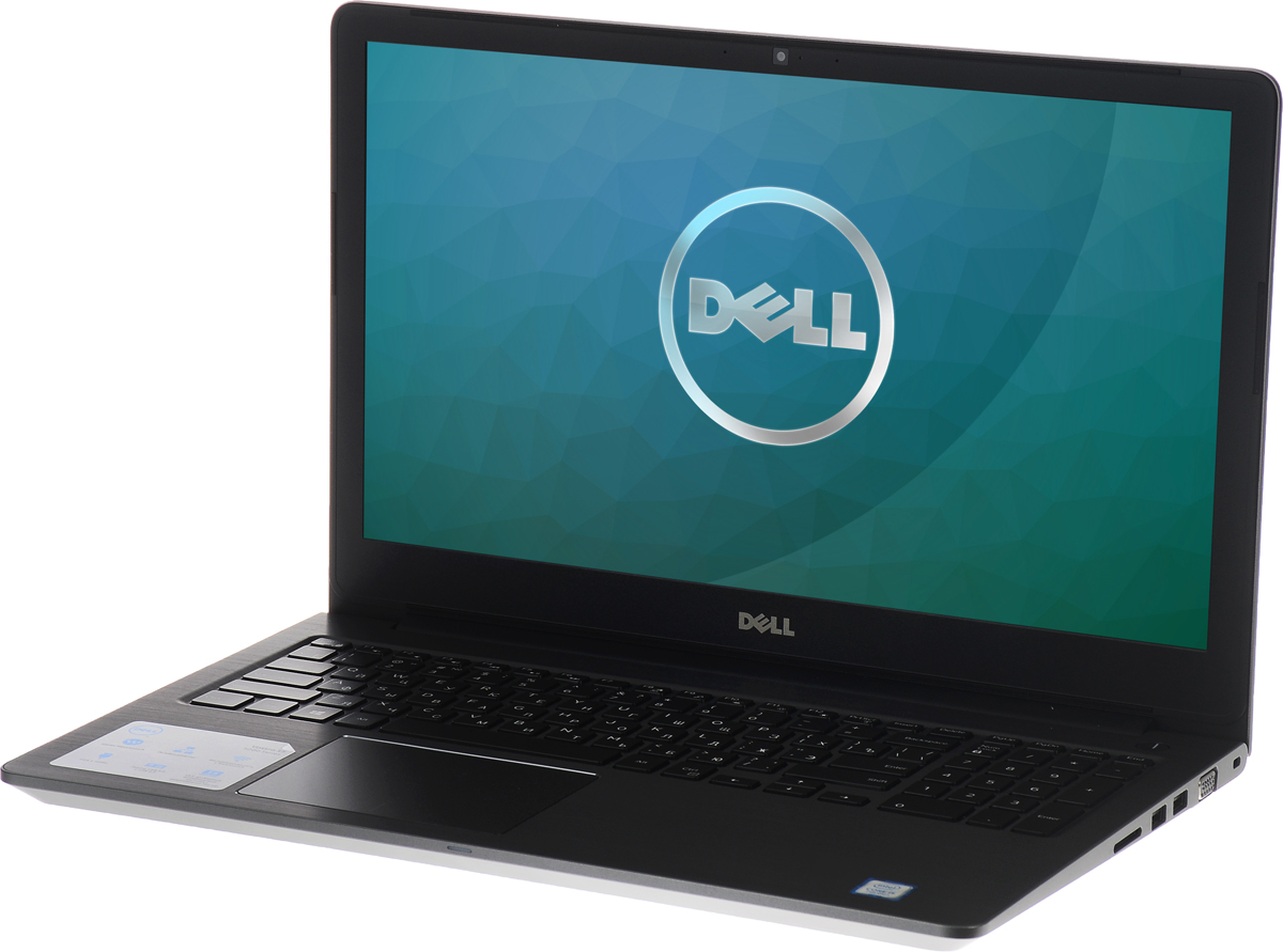 Dell Vostro 5568-9951, Grey5568-9951 Dell Vostro 5568-9951, Grey5568-995115-дюймовый ноутбук Dell Vostro 5568, рассчитанный на производительность в типичном малом бизнесе, оснащенный клавиатурой с подсветкой, цифровой клавиатурой и функциями безопасности. Устройство имеет улучшенную легкую конструкцию и стильный внешний вид.Простота расширения: конфигурация с двумя накопителями, жестким диском и твердотельным диском, а также двумя разъемами для модулей SoDIMM DDR4 означает, что вашу систему можно будет модернизировать по мере необходимости.Превосходное изображение, четкий звук: яркий антибликовый дисплей с разрешением Full HD выдает впечатляющую картинку. Встроенная веб-камера с разрешением HD и программное обеспечение Waves MaxxAudio Pro позволяют при удаленной работе слышать друг друга исключительно четко.Дополнительное удобство: точная сенсорная панель, цифровая клавиатура и дополнительная клавиатура с подсветкой делают работу более удобной.Надежная связь. Благодаря широкому набору портов, включая USB 3.0 и 2.0, HDMI, VGA и Gigabit Ethernet, а также считывателю карт памяти SD подключение никогда не будет проблемой.Защитите свой малый бизнес: аппаратный модуль TPM 2.0 обеспечивает аппаратную защиту коммерческого класса, а также хранит ключи шифрования, позволяющие идентифицировать ваше устройство.Точные характеристики зависят от модификации.Ноутбук сертифицирован EAC и имеет русифицированную клавиатуру и Руководство пользователя.