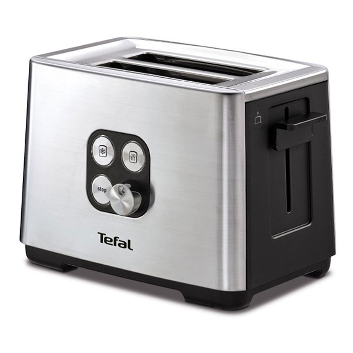 Tefal TT420D30 тостерTT420D30 Tefal TT420D30 тостерTT420D30Тостер Tefal TT420D30 представляет собой сочетание удобства, функциональности и элегантного внешнего вида. Его корпус сконструирован таким образом, чтобы не нагреваться при работе. Вы можете регулировать степень поджаривания хлеба (доступно 7 режимов) по вашему вкусу. Прибор также имеет функции подогрева и разморозки. Кнопка отмена поможет вовремя исправить сделанную спросонья ошибку. Ухаживать за тостером легко и приятно благодаря наличию поддона для крошек.