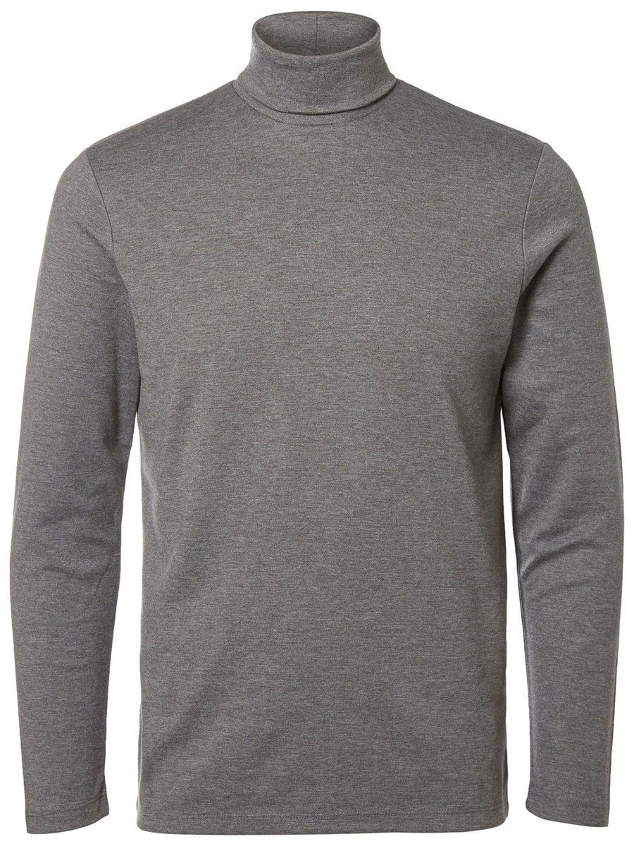 Водолазка мужская Selected Homme Identity, цвет: темно-серый. 16052854. Размер L (48)16052854_Medium Grey Melange Водолазка мужская Selected Homme Identity, цвет: темно-серый. 16052854. Размер L (48)16052854_Medium Grey MelangeМодная мужская водолазка Selected Homme Identity изготовлена из полиэстера с добавлением хлопка. Модель с воротником-гольф и длинными рукавами выполнена в лаконичном дизайне.