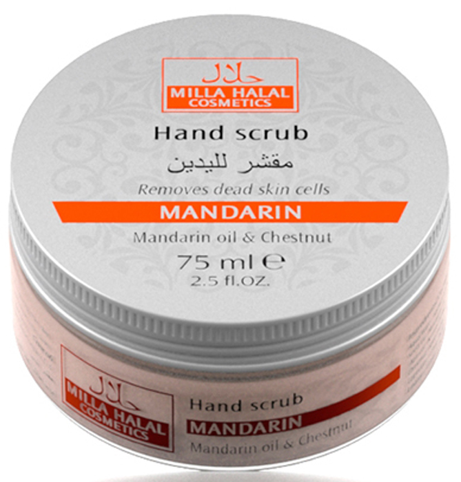 Milla Halal Cosmetics Скраб для рук с маслом мандарина и экстрактом каштана MILLA MANDARIN, 75МЛ10780 Milla Halal Cosmetics Скраб для рук с маслом мандарина и экстрактом каштана MILLA MANDARIN, 75МЛ10780100% натуральный продукт. Скраб с эфирным маслом Мандарина и экстрактом семян Конского Каштана бережно удаляет омертвевшие клетки кожи и улучшает периферическое кровообращение, оказывает восстановительное воздействие на ногтевую пластину, предотвращает рост кутикулы.