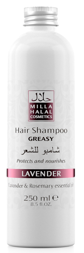 Milla Halal Cosmetics Шампунь для жирных волос с маслами лаванды и розмарина MILLA LAVANDER, 250МЛ10971 Milla Halal Cosmetics Шампунь для жирных волос с маслами лаванды и розмарина MILLA LAVANDER, 250МЛ10971100% натуральный продукт. Шампунь для жирных волос, благодаря входящему в его состав масла листьев Розмарина, которое имеет мощный лечебный эффект, используется для укрепления ослабленных волос. В процессе использования масла листьев розмарина происходит стимуляция роста волос, укрепляются волосяные луковицы, одновременно увлажняется и насыщается витаминами кожа головы, что способствует дезинфекции и устранению перхоти. Розмарин также препятствует выпадению волос и появлению седины.