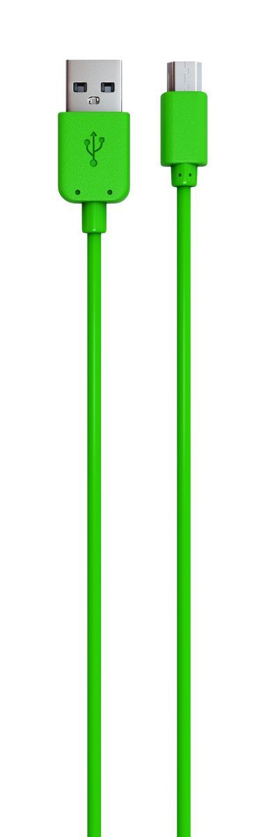 Red Line кабель USB-microUSB, Green (1 м)