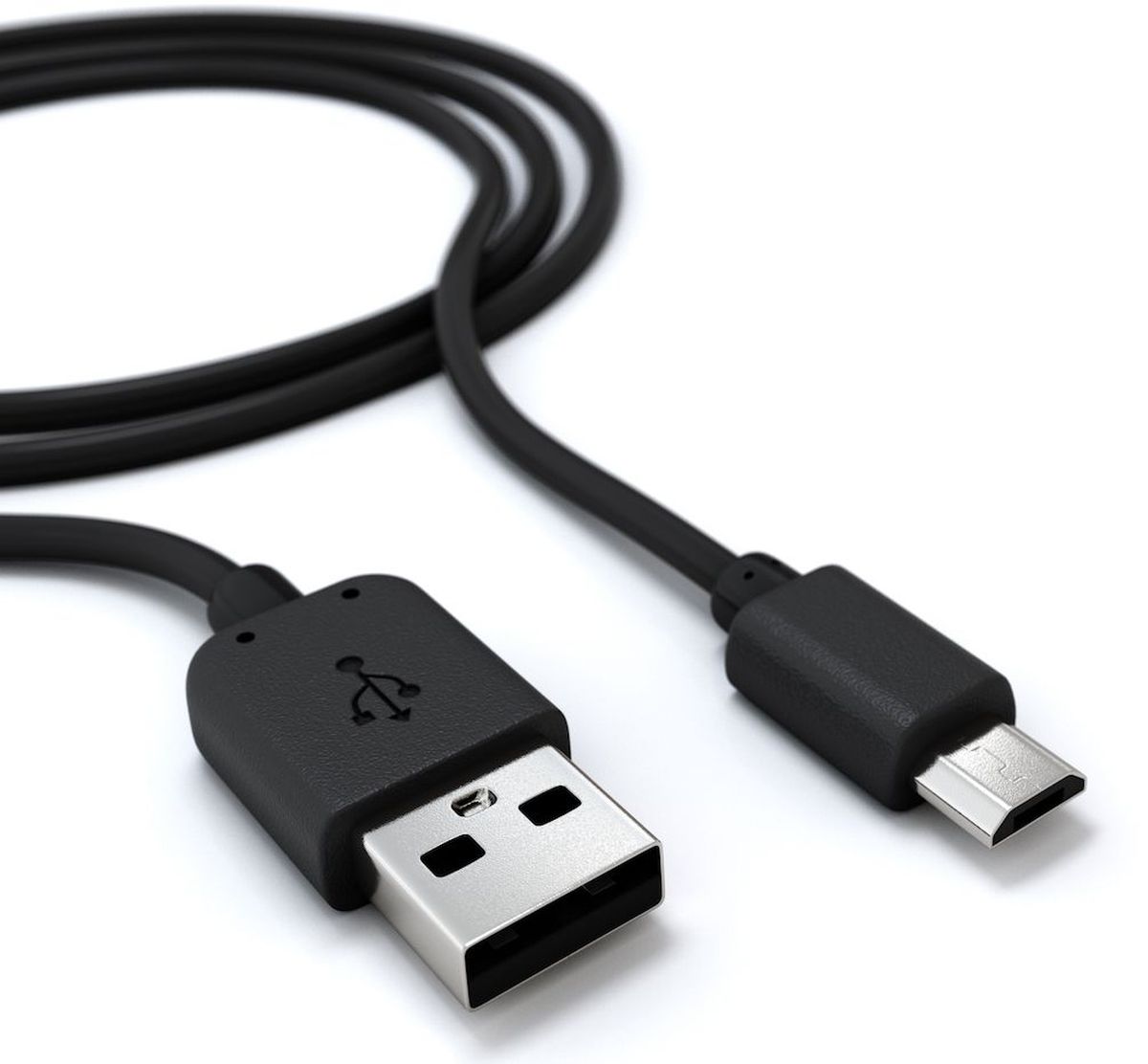 Red Line кабель USB-microUSB, Black (2 м)