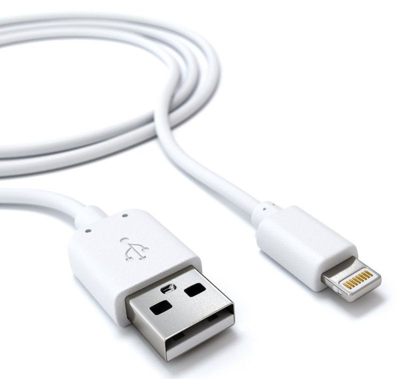 Red Line кабель USB-8-pin для Apple, White (2 м)