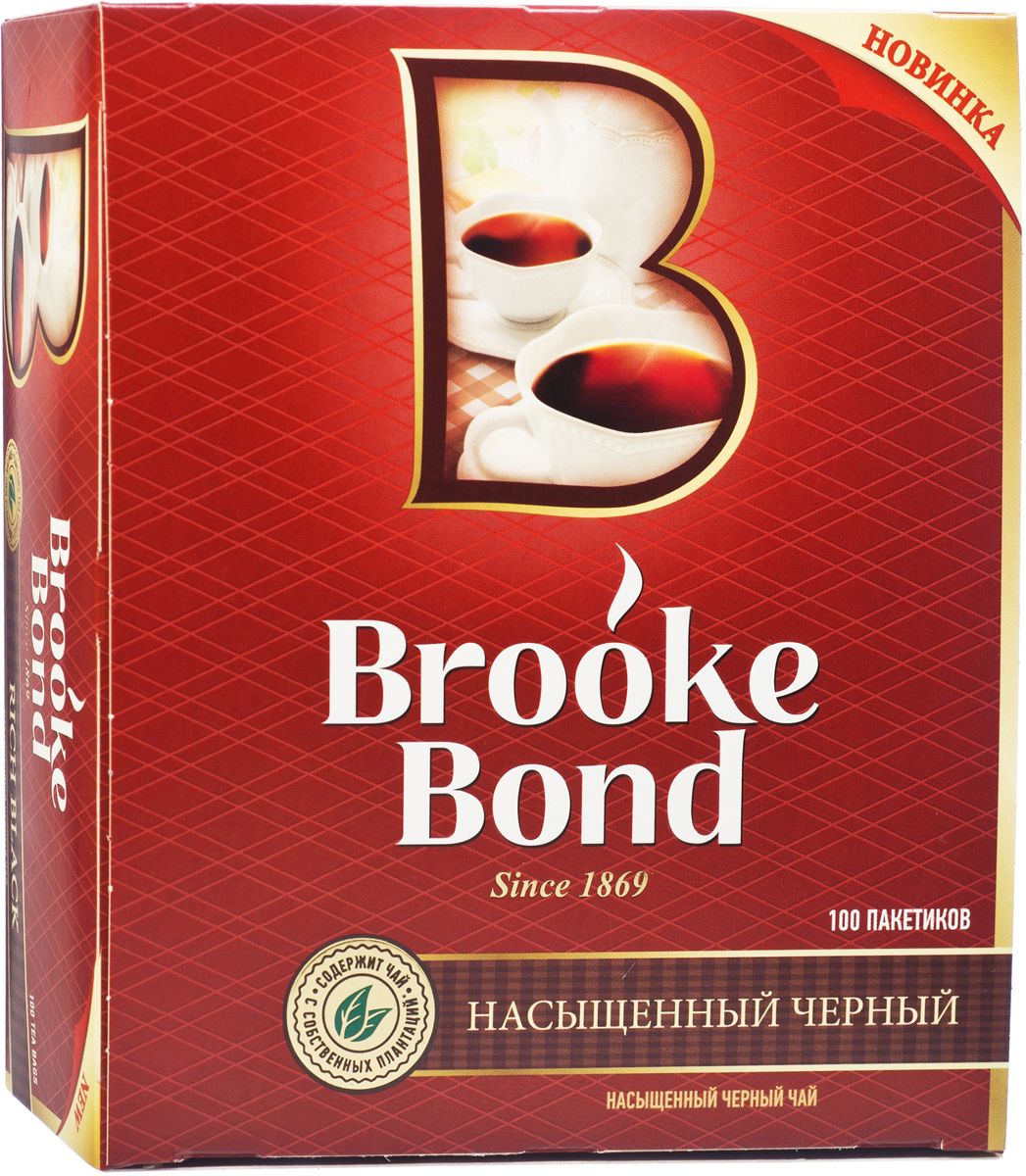 Brooke Bond Насыщенный черный чай в пакетиках, 100 шт21153965/65415506 Brooke Bond Насыщенный черный чай в пакетиках, 100 шт21153965/65415506Brooke Bond в пакетиках позволяет насладиться превосходным вкусом крепкого черного чая. Секрет его вкуса — в уникальном купаже из высших сортов чая из Кении и Индонезии. Чай Brooke Bond обладает ярким, приятно терпким тонизирующим вкусом и насыщенным ароматом.