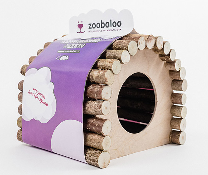 Домик для грызунов Zoobaloo Овал, 15 х 12 х 16 см608 Домик для грызунов Zoobaloo Овал, 15 х 12 х 16 см608Комфортный деревянный домик Zoobaloo послужит надежным укрытием вашему любимцу, а также идеальным местом для сна и отдыха! Домик весьма просторный, имеет оригинальную овальную крышу, изготовленную из прутьев орешника, и удобный круглый вход. Этот аксессуар предоставит вашему любимцу минуты отдыха в течение дня. Домик позволит вашему грызуну ощутить максимальный комфорт и уют!