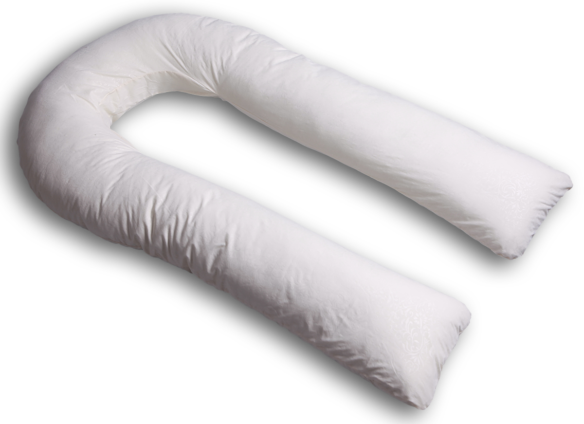 Body Pillow Подушка для беременных и кормящих U-образная цвет бежевыйU90х150 холо беж Body Pillow Подушка для беременных и кормящих U-образная цвет бежевыйU90х150 холо бежПодушка для беременных Body Pillow в форме U – самая популярная и самая большая подушка, которая помогает будущей маме комфортно устроиться во время дневного и ночного отдыха. Она равномерно поддерживает спинку и растущий животик, и при переворачивании на другую сторону подушку не нужно перетаскивать за собой, она обнимает тело со всех сторон.Подушка многофункциональна, может трансформироваться в удобное кресло, в рабочее место с ноутбуком, а так же ее удобно использовать при кормлении малыша.Размер подушки 340 см по внешнему краю. За счет своих размеров подушка идеально подойдет даже очень высоким девушкам.Наполнитель подушки – холлофайбер – это мягкий и гибкий классический наполнитель.Этот материал состоит из волокон полиэстера, которые образуют сильную пружинистую структуру материала. Это свойство позволяет быстро восстанавливать свою форму после смятия, а так же принимать различные формы. В комплекте есть съемная наволочка на молнии нежного бежево-молочного цвета с рельефным римским узором «Квадратики» из микрофибры, очень практичный цвет.