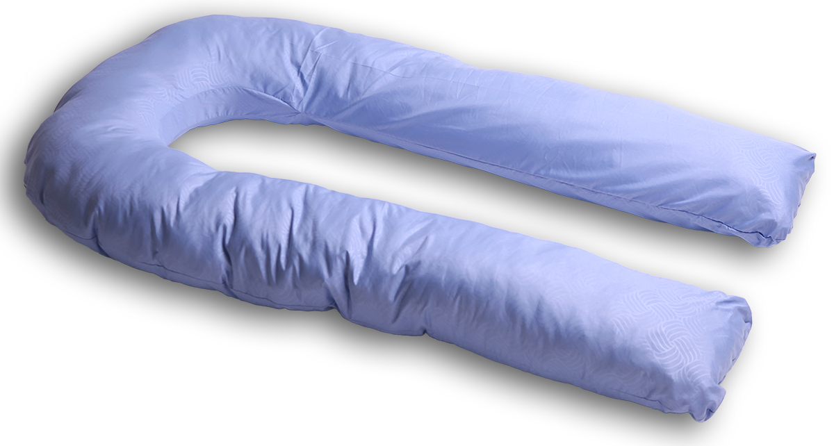 Body Pillow Подушка для беременных и кормящих U-образная цвет лавандовый