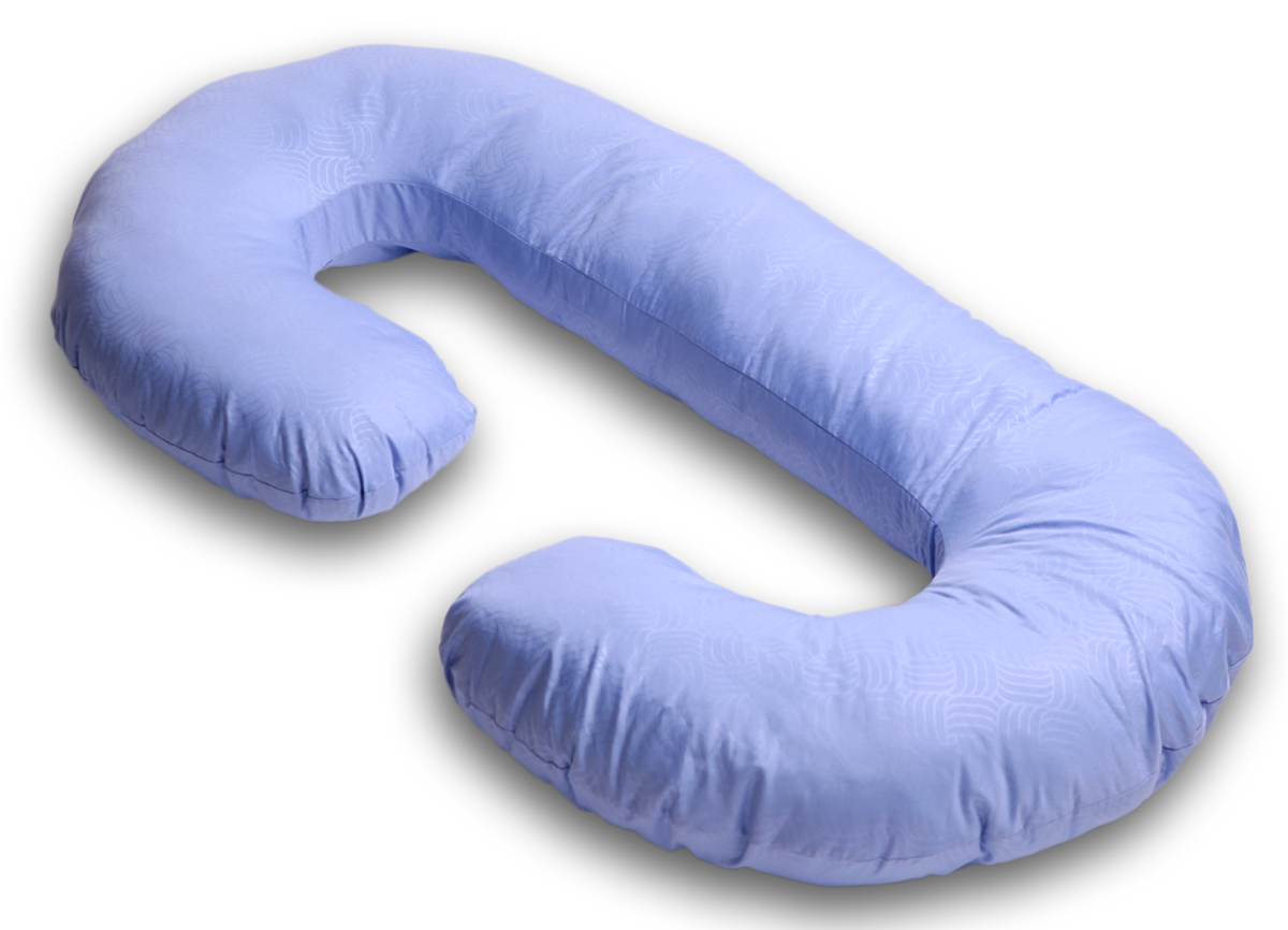Body Pillow Подушка для беременных и кормящих С-образная цвет лавандовый