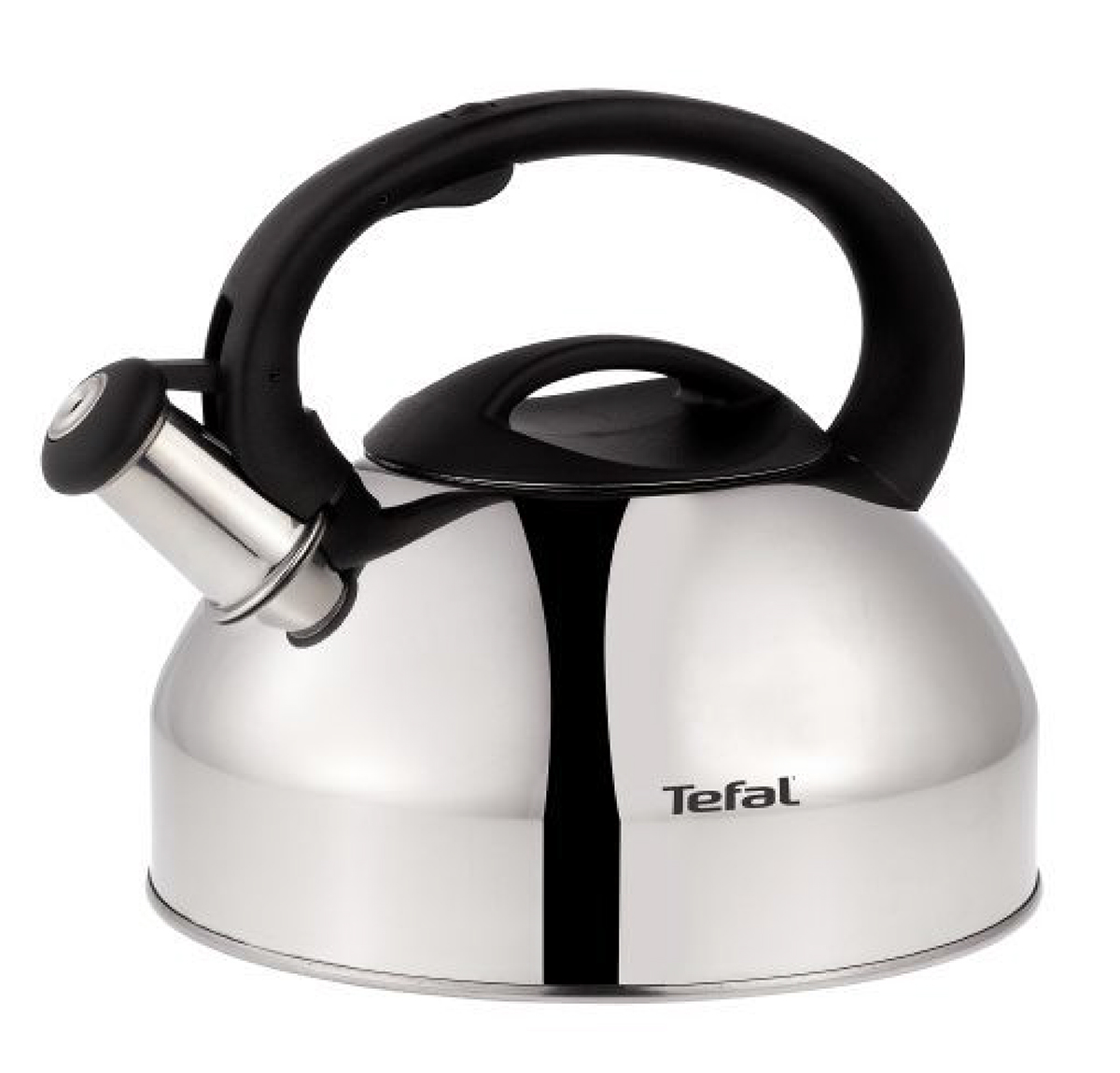Чайник Tefal, со свистком, 3 л. C7922024C7922024 Чайник Tefal, со свистком, 3 л. C7922024C7922024Чайник Tefal изготовлен из шлифованной нержавеющей стали. Фиксированная ручка эргономичной формы изготовлена из бакелита. Носик чайника оснащен откидным свистком, звуковой сигнал которого подскажет, когда закипит вода. Свисток открывается/закрывается с помощью рычага на ручке чайника. Чайник Tefal - качественное исполнение и стильное решение для вашей кухни. Чайник подходит для всех типов плит, кроме индукционных.