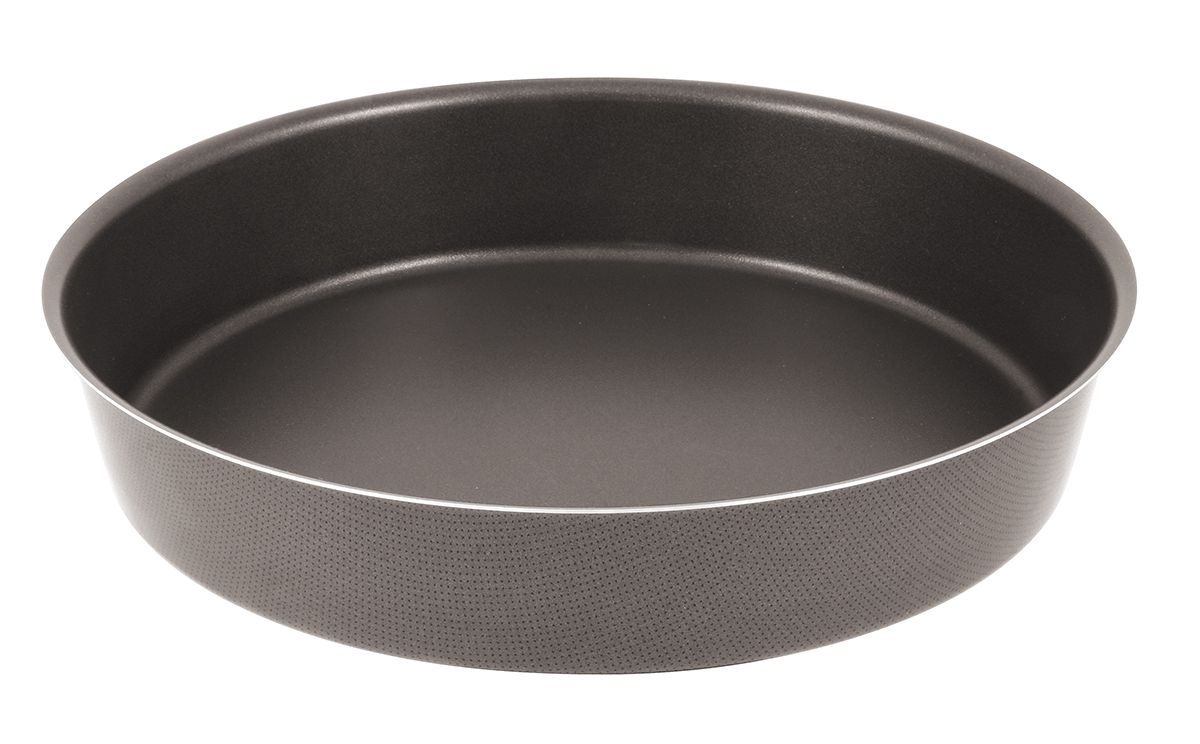 Форма для выпечки Tefal Natura, круглая, с антипригарным покрытием, диаметр 26 смJ0339702 Форма для выпечки Tefal Natura, круглая, с антипригарным покрытием, диаметр 26 смJ0339702Форма для выпечки Tefal Natura выполнена из переработанного алюминия, обладающего большой износостойкостью и надежностью. Изделие не содержит вредных для организма веществ (PFOA, кадмий, свинец).Технология антипригарного покрытия Cuisson Homogene способствует оптимальному распределению тепла. Форму легко чистить и мыть. Антипригарное покрытие не дает выпечке пригореть и способствует оптимальному пропеканию теста. Можно мыть в посудомоечной машине.Диаметр внутренний: 26 см. Диаметр внешний: 27 см. Высота стенок: 5 см.