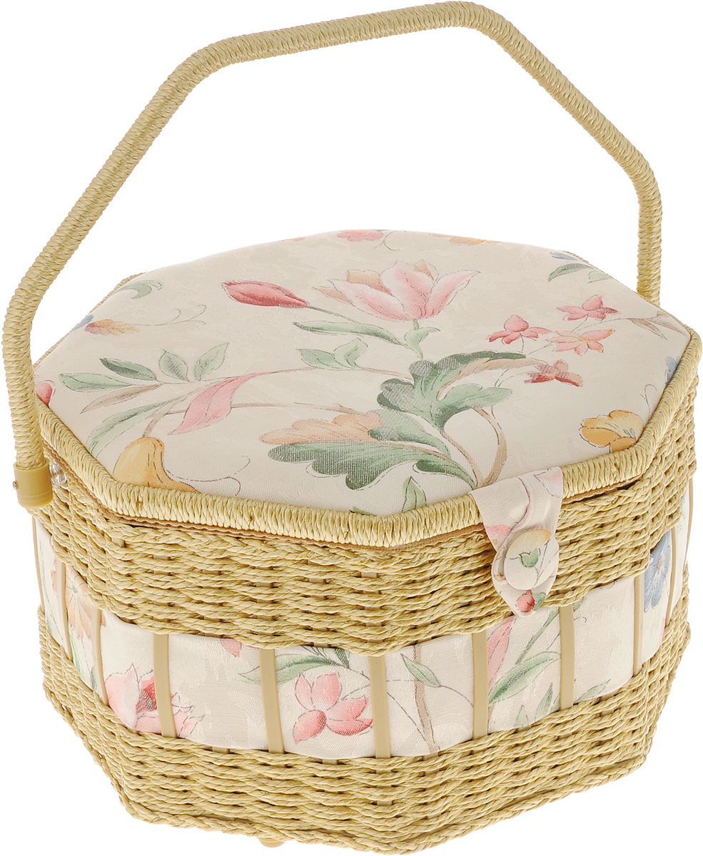 Шкатулка Grace & Glamour Винтажные цветы, 30,5 х 30,5 х 20,5 смBN4644 Шкатулка Grace & Glamour Винтажные цветы, 30,5 х 30,5 х 20,5 смBN4644Шкатулка для рукоделия Grace & Glamour Винтажные цветы, выполненная из пластикового каркаса, обтянута тканью с мягким наполнителем. Крышка закрывается на липучий замок. Внутри шкатулки одно вместительное отделение. Внутренняя сторона крышки оснащена 2 кармашкана резинке и круглой игольницей. Шкатулка снабжена съемным пластиковым вкладышем с 9 секциями для хранения различных мелочей. Такаяоригинальная шкатулка подойдет для хранения разных предметов рукоделия: ниток,иголок, бусин, кнопок и многого другого. Шкатулка Grace & Glamour Винтажные цветы будет предметомгордости ее обладательницы.Размер шкатулки (без учета ручки): 30,5 х 30,5 х 20,5 см. Размер вкладыша: 28,5 х 28,5 х 4,5 см.Средний размер секций вкладыша: 7,5х 9 х 4,5 см.Высота шкатулки (с учетом ручки): 35,5 см