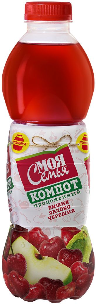 Моя Семья Компот Вишня-Яблоко-Черешня, 0,9 л1541801 Моя Семья Компот Вишня-Яблоко-Черешня, 0,9 л1541801Пока мы таскали яблоки и вишню с черешней прямо с веток, наши мамы и бабушки собирали и консервировали эти летние подарки на зиму. Сегодня вы можете наслаждаться такими же вкусными компотами Моя Семья без всяких усилий! Для приготовления компотов Моя Семья используются только спелые фрукты и ягоды, собранные в сезон и богатые полезными витаминами.