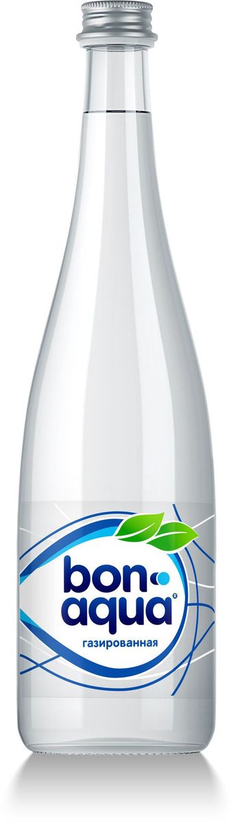 BonAqua Вода чистая питьевая газированная, 0,75 л1400001 BonAqua Вода чистая питьевая газированная, 0,75 л1400001BonAqua - это кристально чистая питьевая вода, высокого качества.BonAqua - известная и любимая в России марка. Производство воды Bon Aqua началось в Германии в 1988 году. В России запуск питьевой воды Bon Aqua был успешно осуществлен в 1994 году.BonAqua проходит 7-ми ступенчатую систему очистки и водоподготовки. Производится в строгом соответствии с высочайшими стандартами качества компании Coca-Cola. Содержит минеральные элементы (Ca, Mg). Обладатель золотой медали в категории Бутилированная вода выставки Вода: экология и технология (ЭКВАТЭК) .В России BonAqua 6 раз признавалась Товаром Года.