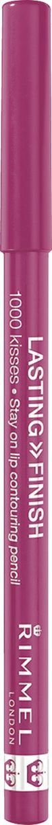 Rimmel Карандаш для губ Lasting Finish, тон № 004, 1,2 г34001012004 Rimmel Карандаш для губ Lasting Finish, тон № 004, 1,2 г34001012004Деревянный стойкий карандаш для губ LASTING FINISH 1000 KISSESТочное нанесение позволяет усовершенствовать форму ваших губНе дает помаде растекаться и смазываться