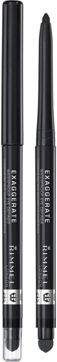 Rimmel Карандаш для глаз Exaggerate Waterproof Eye Definer, тон № 261 (noir), 0,28 г34004961261 Rimmel Карандаш для глаз Exaggerate Waterproof Eye Definer, тон № 261 (noir), 0,28 г34004961261Точность жидкой подводки и лёгкость карандаша. Выдвигающийся стержень, аппликатор для растушевки, встроенная точилка. Бархатистая формула, интенсивный цвет, стойкий результат. Подходит для чувствительных глаз.