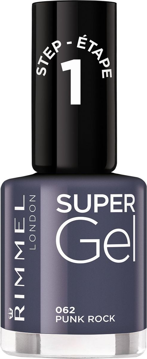 Rimmel Гель-лак для ногтей Super Gel Nail Polish, тон № 062, 12 мл34776273062 Rimmel Гель-лак для ногтей Super Gel Nail Polish, тон № 062, 12 мл34776273062STEP 1Скажите Да! технологиям салонного маникюра у вас дома!БЕЗ УФ-ламп, БЕЗ спешки, БЕЗ огромных затрат и БЕЗ вреда для ногтей!Всего 2 простых шага для гелевого маникюра: нанесите 2 слоя гель-лака на ногти, затем нанесите 1 слой верхнего покрытияSTEP 1 обеспечит базовое покрытие и непревзойденный цвет!