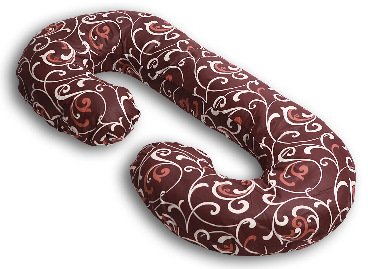 Body Pillow Чехол для подушки для беременных С-образный цвет шоколадный