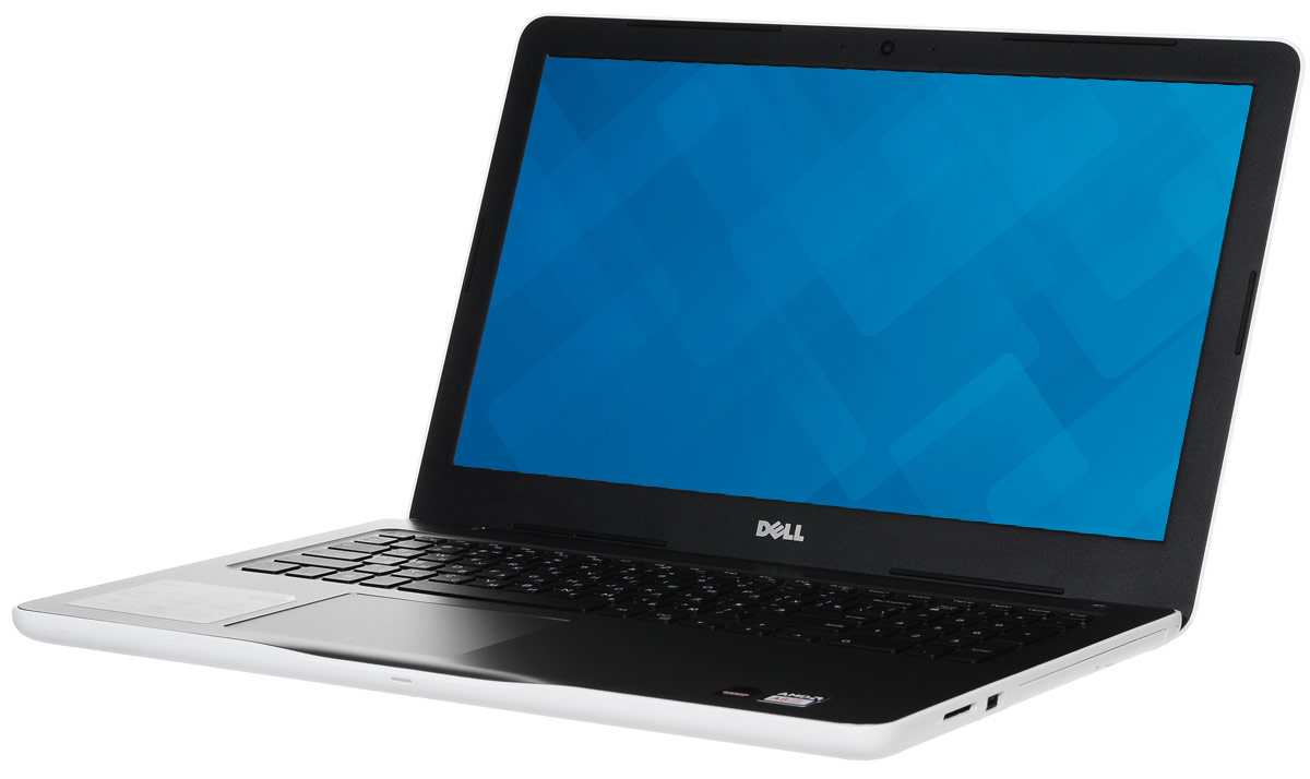 Dell Inspiron 5-0583, White5-0583 Dell Inspiron 5-0583, White5-0583Ноутбук Dell Inspiron 5 невероятно портативен, поэтому вы можете эффективно работать и оставаться на связи в любой точке мира. Его корпус отличается тонкой (всего 23,3 мм) и легкой конструкцией, а также удобно открывается. Благодаря выделенному графическому адаптеру AMD Radeon R5 M435 с памятью GDDR5 объемом 2 Гбайта и новейшим процессорам AMD A6-9200 вы получаете высокую производительность без задержки, что гарантирует плавное воспроизведение музыки и видео при фоновом выполнении других программ.Сделайте Dell Inspiron 5 своим узлом связи. Поддерживать связь с друзьями и родственниками никогда не было так просто благодаря надежному WiFi-соединению и Bluetooth 4.0, встроенной HD веб-камере высокой четкости, ПО Skype и 15,6-дюймовому экрану, позволяющему почувствовать себя лицом к лицу с близкими.Абсолютное удобство просмотра на дисплее с разрешением HD. Наслаждайтесь превосходным изображением на большом экране с диагональю 15 дюймов, который идеально подходит для проектов и потоковой передачи.Смотрите фильмы с DVD-дисков, записывайте компакт-диски или быстро загружайте системное программное обеспечение и приложения на свой компьютер с помощью внутреннего дисковода оптических дисков.Точные характеристики зависят от модели.Ноутбук сертифицирован EAC и имеет русифицированную клавиатуру и Руководство пользователя.