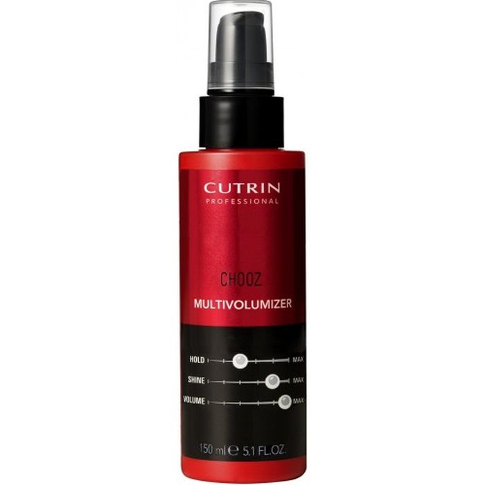 Cutrin Chooz Perms Лосьон для придания объема, 150 мл12783 Cutrin Chooz Perms Лосьон для придания объема, 150 мл12783Cutrin Chooz Multivolumizer — лосьон для создания объема, текстуры и формы волос. Прекрасное многофункциональное средство обеспечит не только подвижную и легкую укладку с объемом у корней, но и придаст волосам естественную фиксацию. Специальный состав лосьона содержит UV-фильтры и термозащиту, которые защитят укладку в любых погодных условиях, а также облегчат укладку волос горячим утюжком и спасут от истончения и пересыхания. А уникальная ухаживающая формула придаст волосам легкость, шелковую гладкость и ослепительный блеск. Увлаженные, смягченные ухоженные красивые волосы — результат использования Cutrin Chooz Multivolumizer. Лосьон незаменим как для длинных, так и для коротких волос — для создания объема и красивой текстура и завершения укладок.