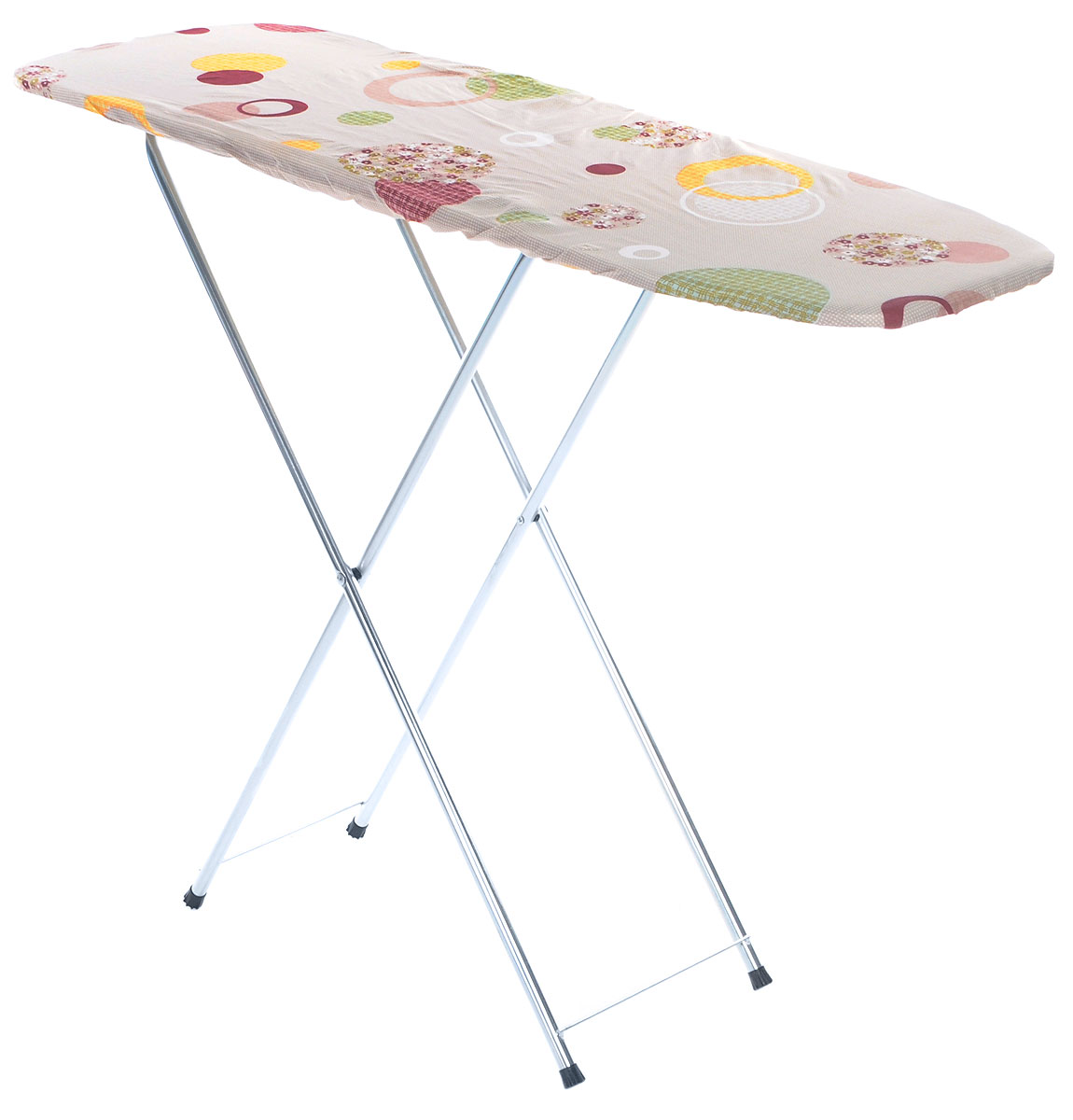 Доска гладильная Hausmann Solo Light, цвет: бордовый, розовый, 35 х 115 смHM-2151_коричневый, круги Доска гладильная Hausmann Solo Light, цвет: бордовый, розовый, 35 х 115 смHM-2151_коричневый, кругиГладильная доска Hausmann Solo Light выполнена из высококачественного металла. Рабочая поверхность обтянута чехлом из хлопка. Поверхность позволит вам без труда гладить не только рубашки, мужские брюки, но и постельное белье. Доска оснащена подставкой для утюга из металла. Ножки снабжены накладками, которые предотвращают скольжение, что создает удобные условия для глажки, а также препятствуют образованию царапин на полу. Гладильная доска легко складывается и не занимает много места в сложенном состоянии, что делает ее удобной для хранения. Гладильная доска Hausmann Solo Light сочетает в себе качество, удобство и практичность. Она станет необходимым атрибутом для любой хозяйки.Размер рабочей поверхности: 115 х 35 см.Высота доски: 70 см, 89 см.