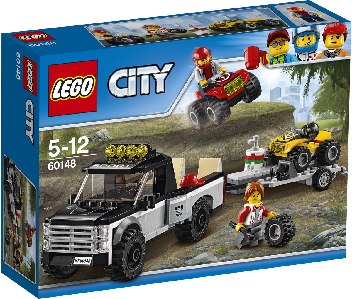 LEGO City Конструктор Гоночная команда 60148