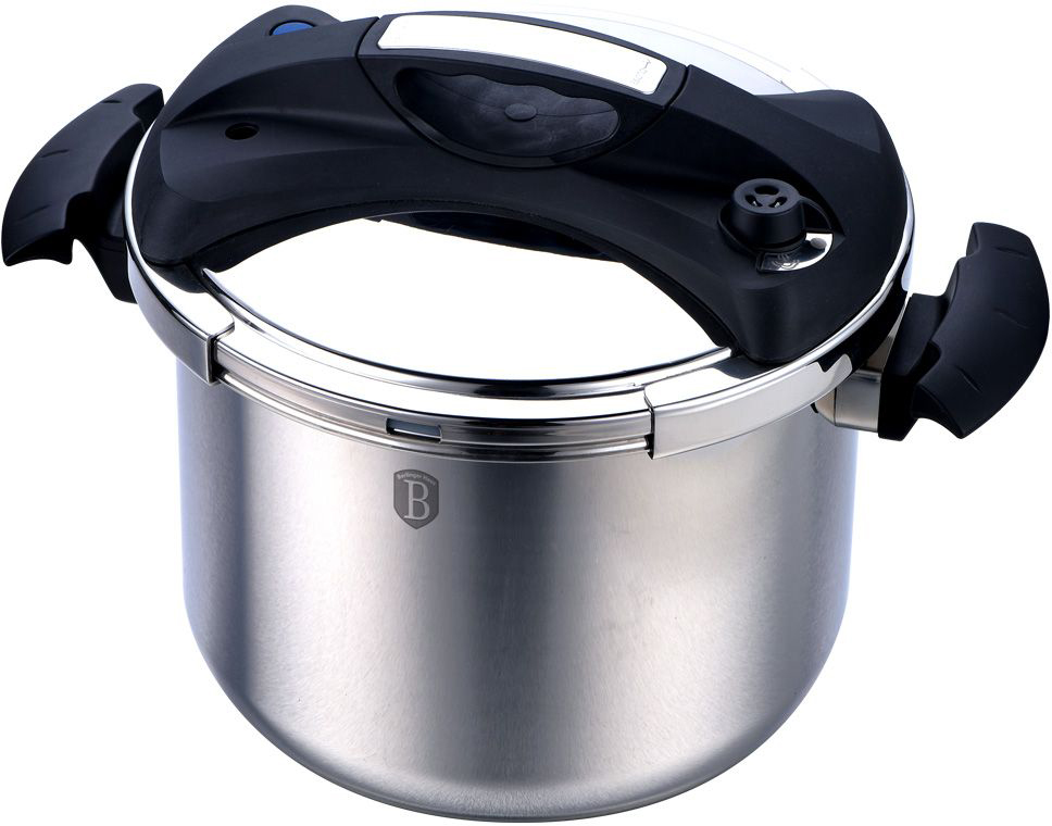 Турбо-скороварка Berlinger Haus Turbo Pressure Cooker Line, 6 л. 1080-ВН1080-ВН Турбо-скороварка Berlinger Haus Turbo Pressure Cooker Line, 6 л. 1080-ВН1080-ВНТурбо-скороварка Berlinger Haus Turbo Pressure Cooker Lineизготовлена из нержавеющей стали. Сковорода оснащена мерной шкалой,турбо индукцией.Подходит для посудомоечной машины, экономит 35% энергии.