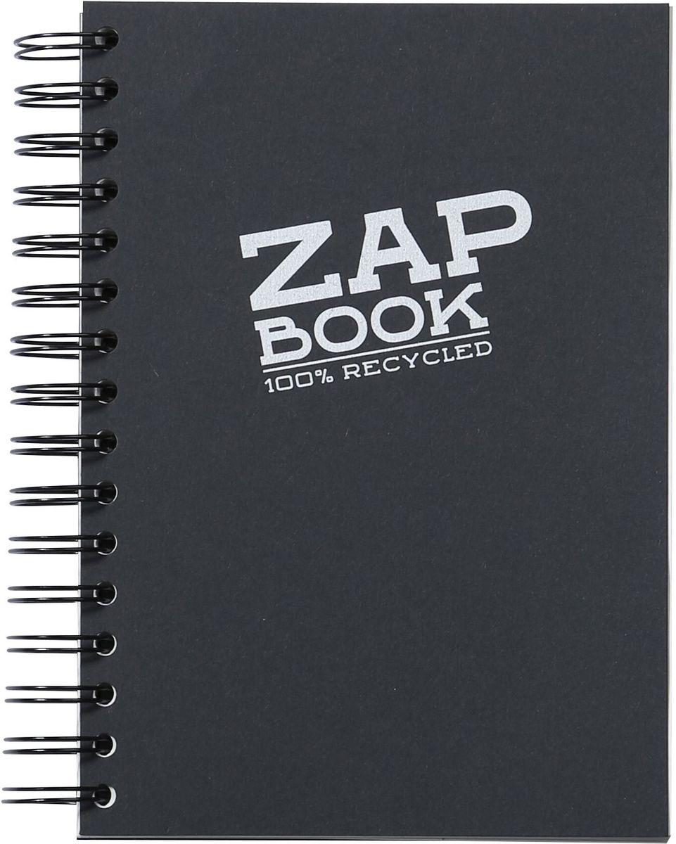 Блокнот Clairefontaine Zap Book, на спирали, цвет: черный, формат A5, 160 листов8362С Блокнот Clairefontaine Zap Book, на спирали, цвет: черный, формат A5, 160 листов8362СОригинальный блокнот Clairefontaine идеально подойдет для памятных записей, любимых стихов, рисунков и многого другого. Плотная обложкапредохраняет листы от порчи изамятия. Такой блокнот станет забавным и практичным подарком - он не затеряется среди бумаг, и долгое время будет вызывать улыбку окружающих.