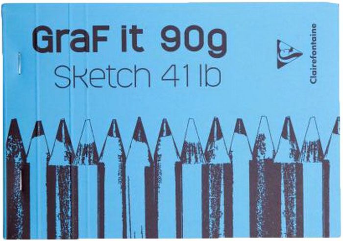 Блокнот Clairefontaine Graf It, для сухих техник, с перфорацией, цвет: голубой, формат A5, 80 листов96672С Блокнот Clairefontaine Graf It, для сухих техник, с перфорацией, цвет: голубой, формат A5, 80 листов96672СОригинальный блокнот Clairefontaine идеально подойдет для памятных записей, любимых стихов, рисунков и многого другого. Плотная обложкапредохраняет листы от порчи изамятия. Такой блокнот станет забавным и практичным подарком - он не затеряется среди бумаг, и долгое время будет вызывать улыбку окружающих.