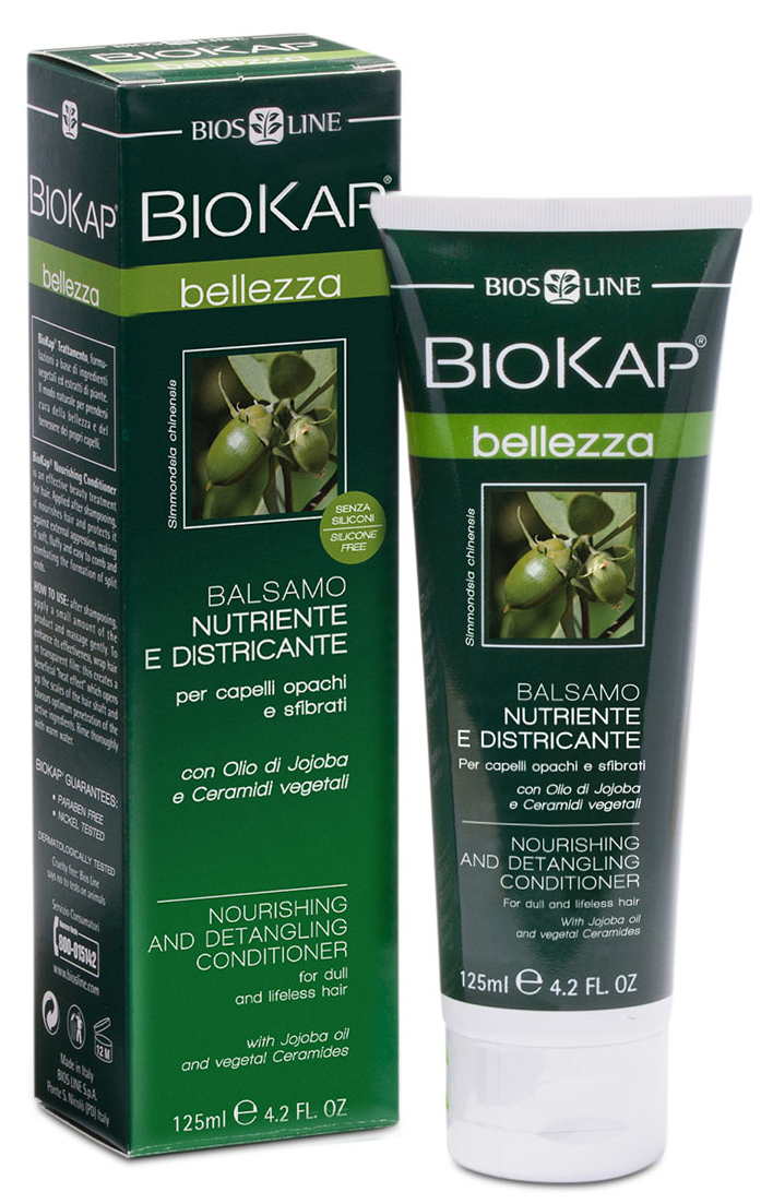 BioKap Кондиционер для волос питательный, с маслом жожоба и протеинами пшеницы, 125 мл