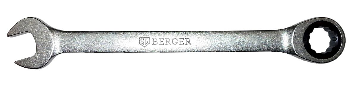 Ключ комбинированный Berger, с трещоткой, 11 мм. BG1098BG1098 Ключ комбинированный Berger, с трещоткой, 11 мм. BG1098BG1098Комбинированный трещоточный ключ Berger предназначен для работы с резьбовыми соединениями. Выполнен из хром-ванадиевой стали, стойкой к высоким нагрузкам. Двухсторонняя конструкция оснащена головкой ключа с одной стороны и трещоткой на 72 зуба - с другой.